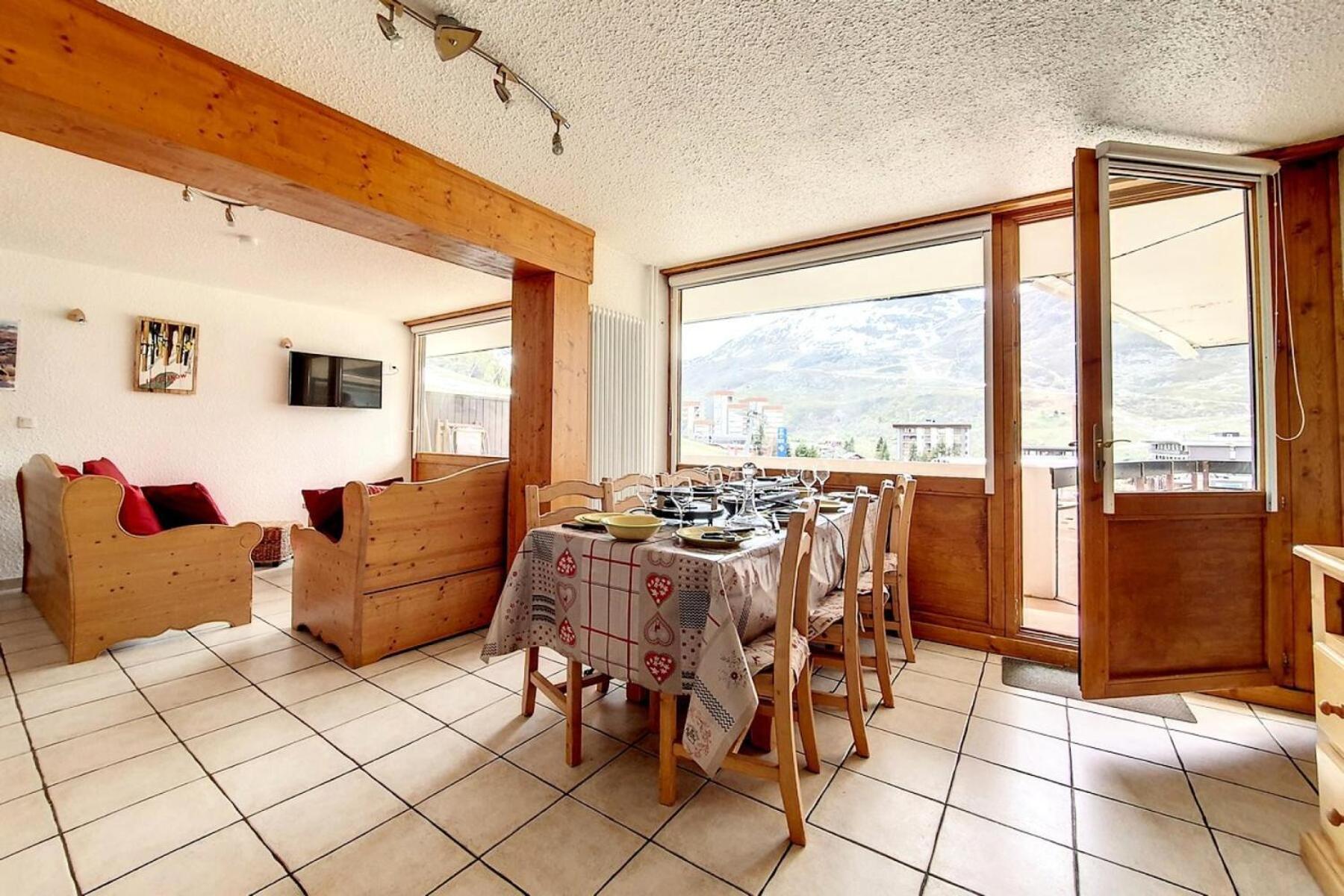 Residence Aravis - Appartement Spacieux - Skis Aux Pieds - Balcon Vue Station Mae-0244 Saint-Martin-de-Belleville Dış mekan fotoğraf